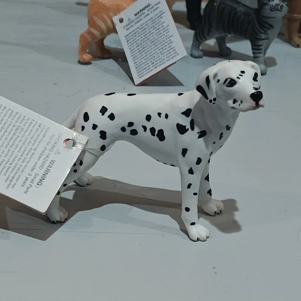 Safari Ltd Dog & Cat Bundle of 5 Dalmation Golden Retriever Black Lab Tabby‎ ZA1